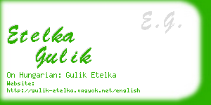 etelka gulik business card